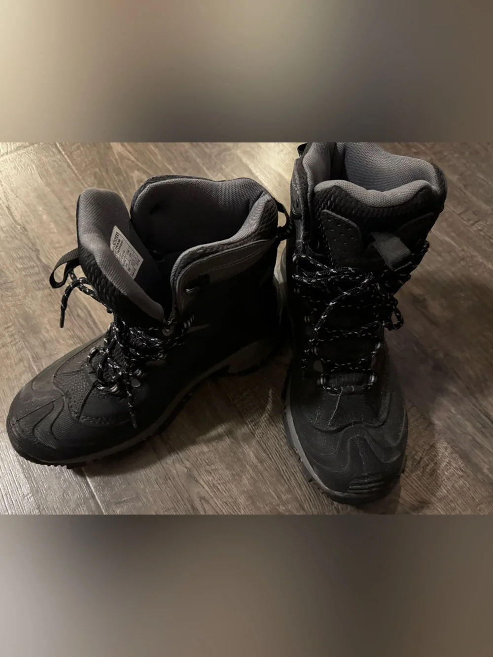 Columbia Omni-Heat Men’s Insulated Lace-Up Ankle Snow Boots Black US 8